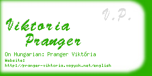 viktoria pranger business card